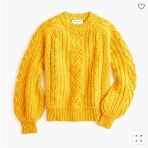 J. Crew Demy Lee Mustard Yellow Sweater
